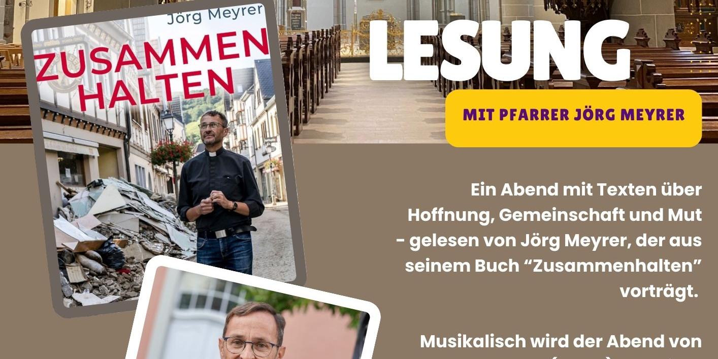 Plakat Lesung mit Jörg Meyrer