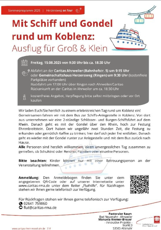 Schiffstour_Aug.25_MKB_Plakat (c) Caritas+PastR BNAW Schiffstour_Aug.25_MKB_Plakat